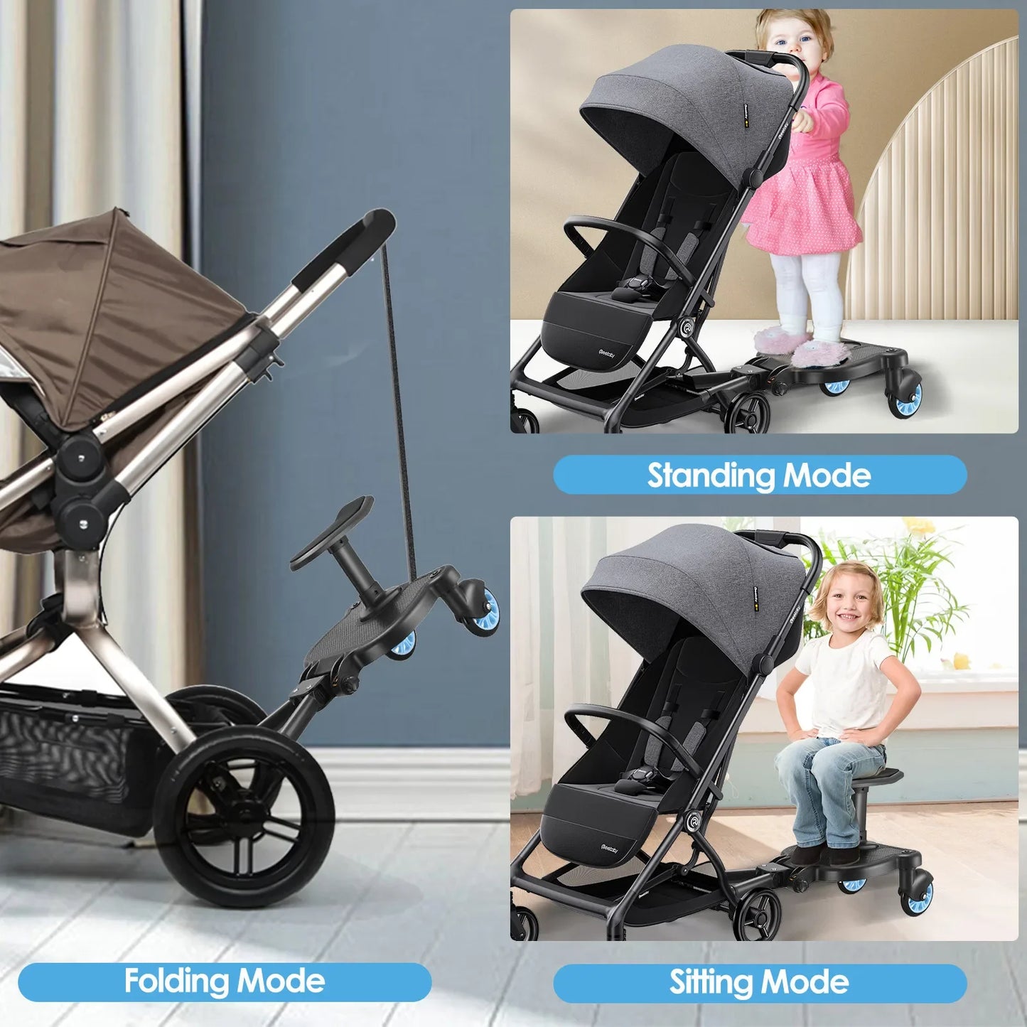 Stroller Board for Second Baby - Compatible with Most Baby Strollers