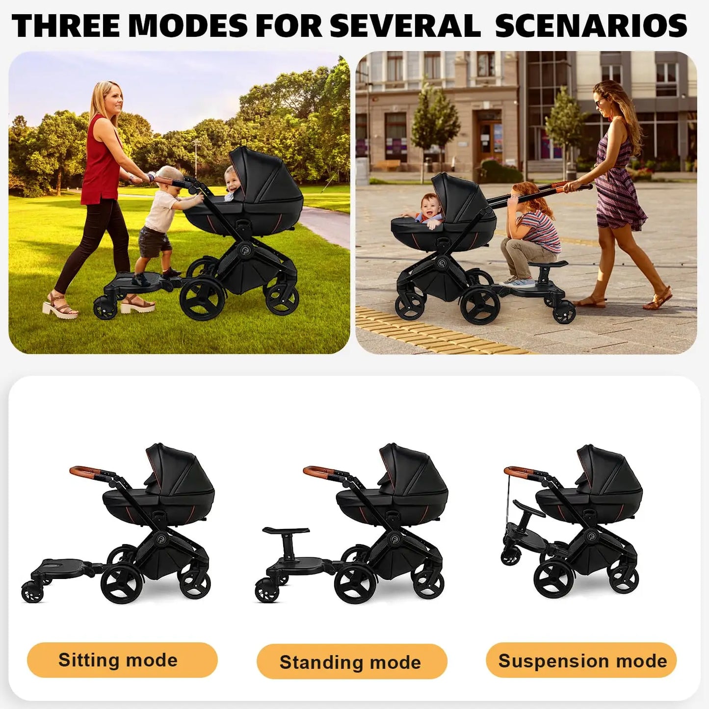 Stroller Board for Second Baby - Compatible with Most Baby Strollers