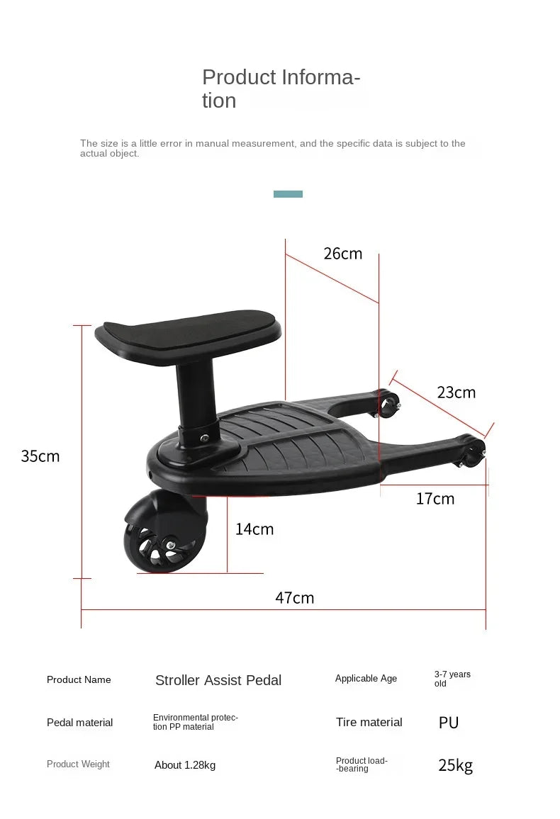 Stroller Board for Second Baby - Compatible with Most Baby Strollers